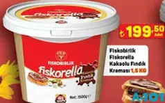 FİSKOBİRLİK FİSKORELLA KAKAOLU FINDIK KREMASI 1,5 KG